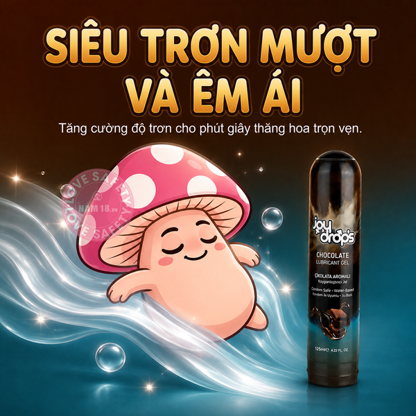  Gel Bôi Trơn Joydrops Hương Chocolate 