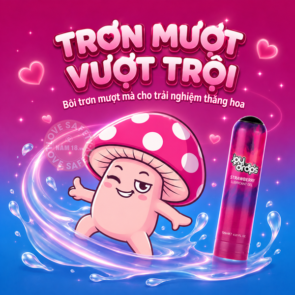 Gel Bôi Trơn Joydrops Hương Dâu