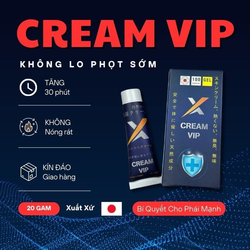  Kem Bôi Kéo Dài Thời Gian Vip Japan 