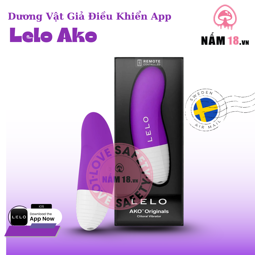  Trứng Rung Lelo Ako Điều Khiển App 