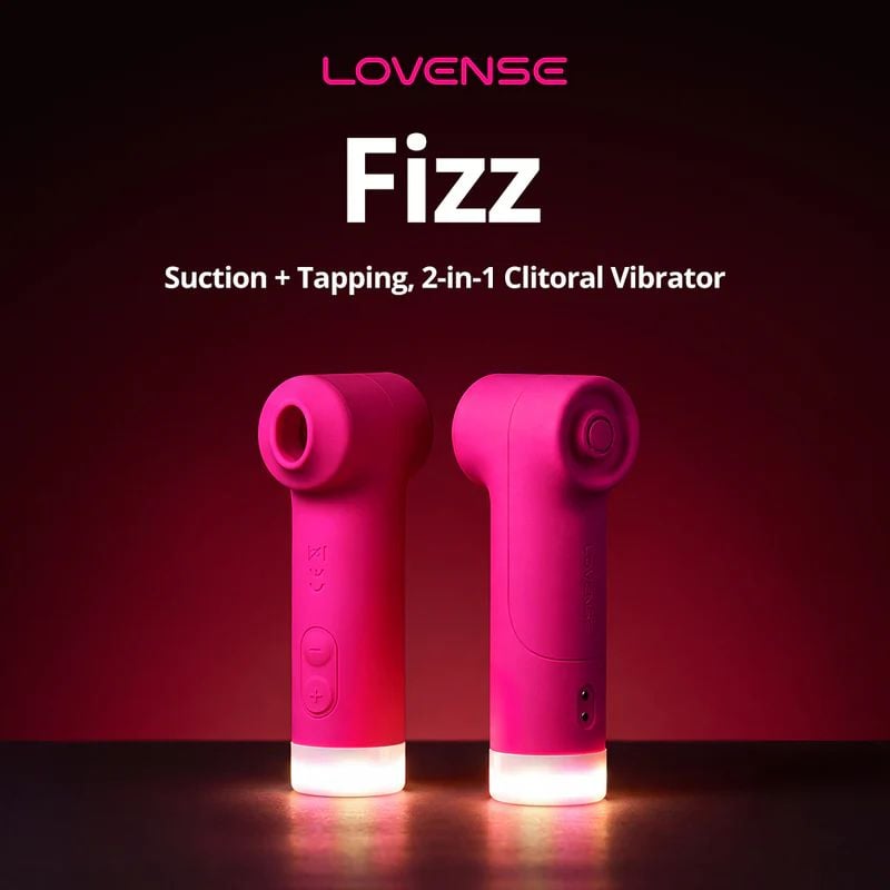  Máy Bú Hút Âm Vật Lovense Fizz 2in1 Điều Khiển App 