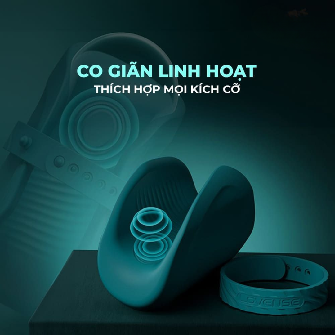  Máy Rung Massage Dương Vật Lovense Gush 2 Điều Khiển App 