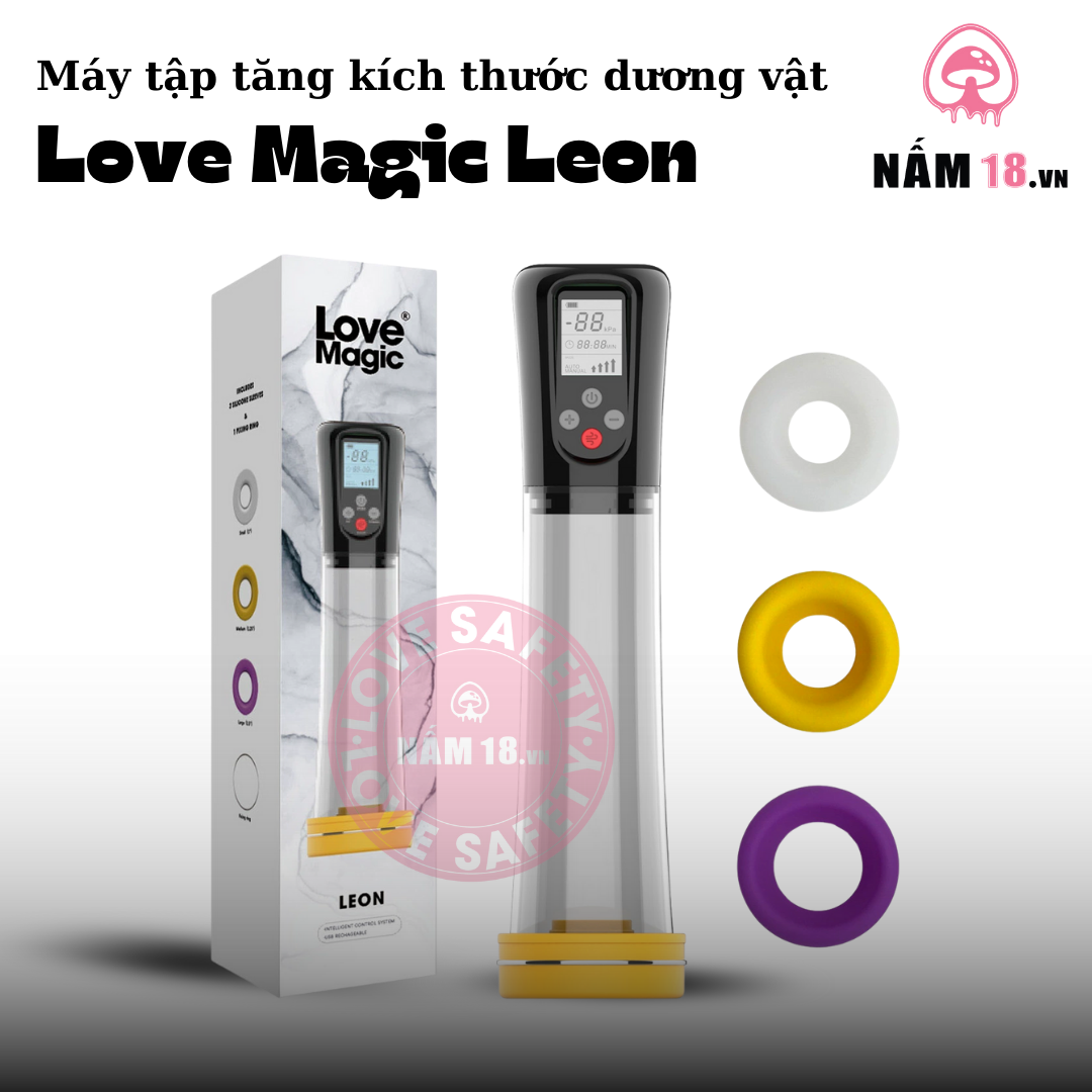  Máy Tập Tăng Kích Thước Dương Vật Tự Động Love Magic Leon 