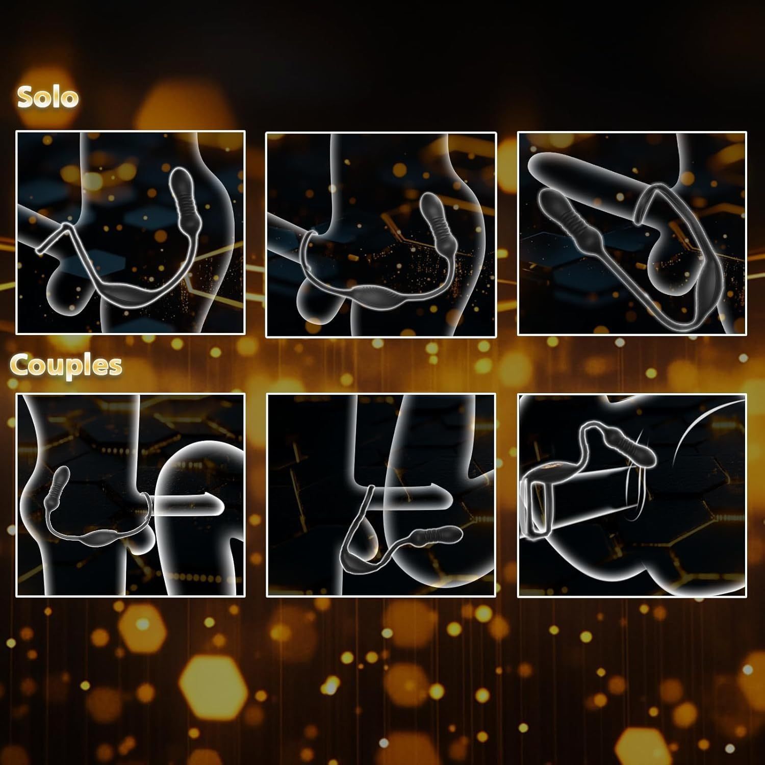  Máy Rung Hậu Môn MizzZee Bellos 9 Chế Độ Rung Thụt Điều Khiển App 