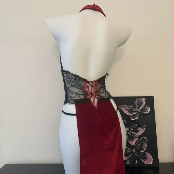 Bộ Cosplay Sườn Xám Yếm Y12
