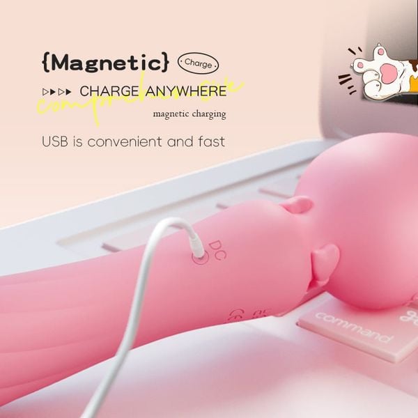 Chày Rung Yunman Double Cat 10 Chế Độ Rung