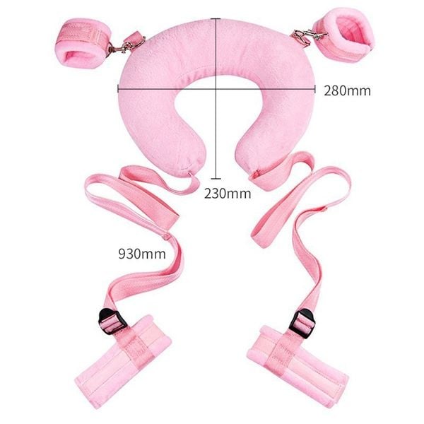 Set Khóa Tay Chân Có Gối Đầu - Đồ Chơi BDSM