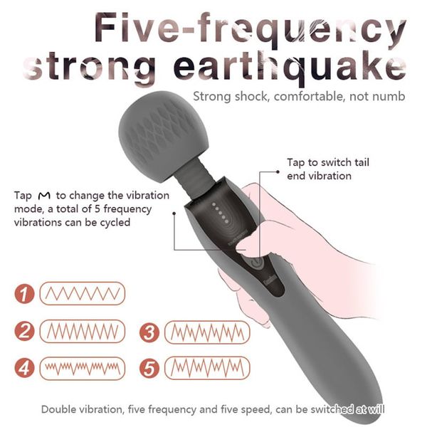Chày Rung 2 Đầu Gusdun Gentleman AV Stick