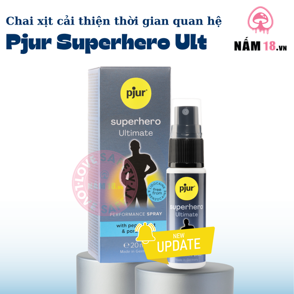  Chai Xịt Kéo Dài Thời Gian Pjur Superhero Ultimate 