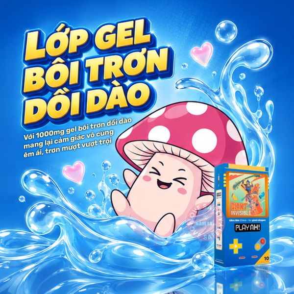  Bao Cao Su Size Lớn 55mm PlayAh Giant Invisible 