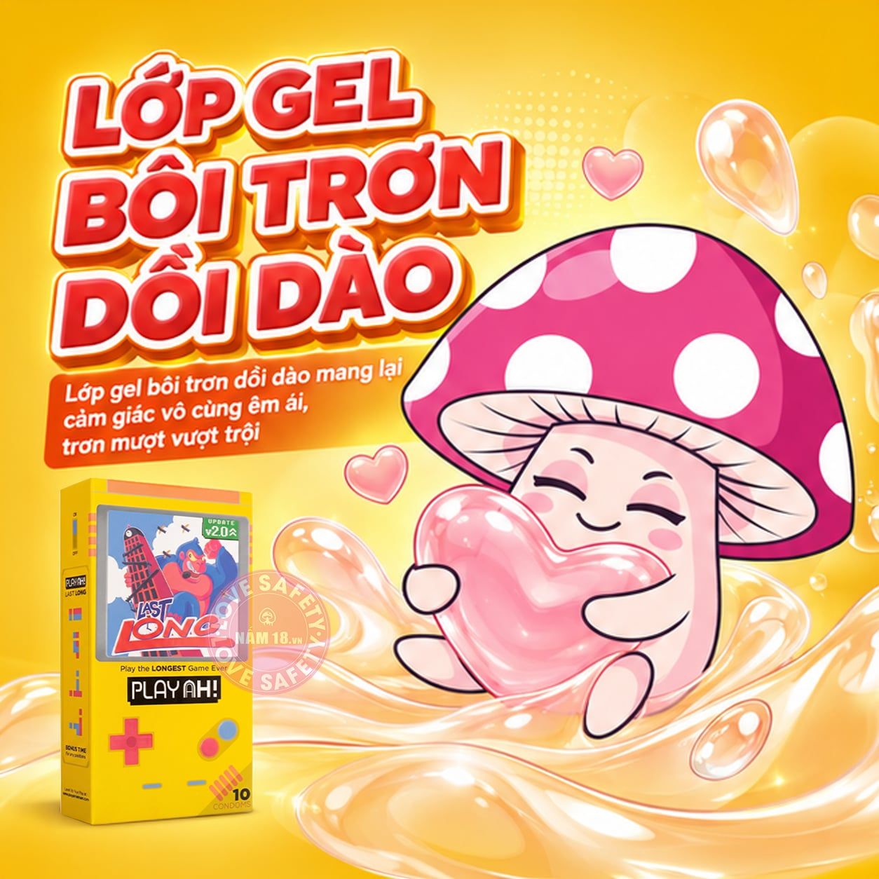  Bao Cao Su Kéo Dài Thời Gian PlayAh Last Long 