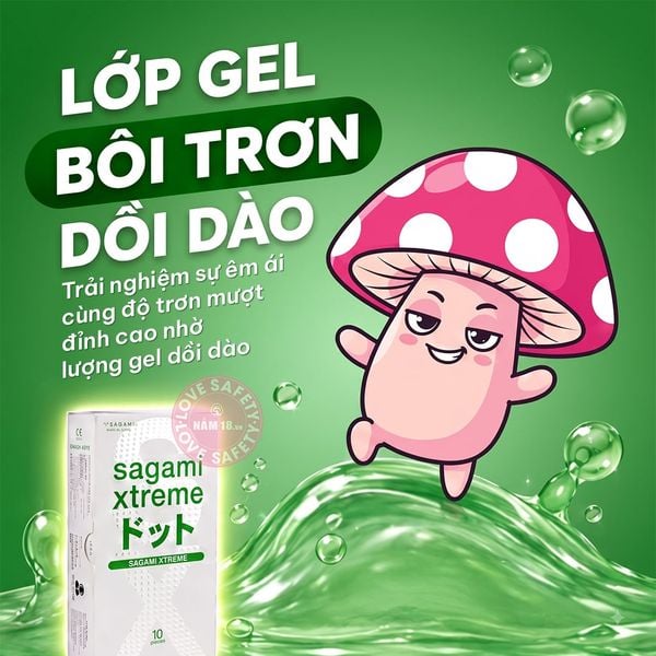  Bao Cao Su Sagami Xtreme White Box Siêu Điểm Gân Nổi 