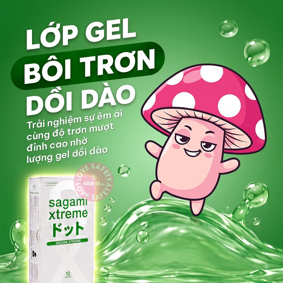  Bao Cao Su Sagami Xtreme White Box Siêu Điểm Gân Nổi 