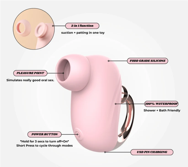 Máy Bú Hút Âm Vật Winyi Ivy Clitoral Tapper