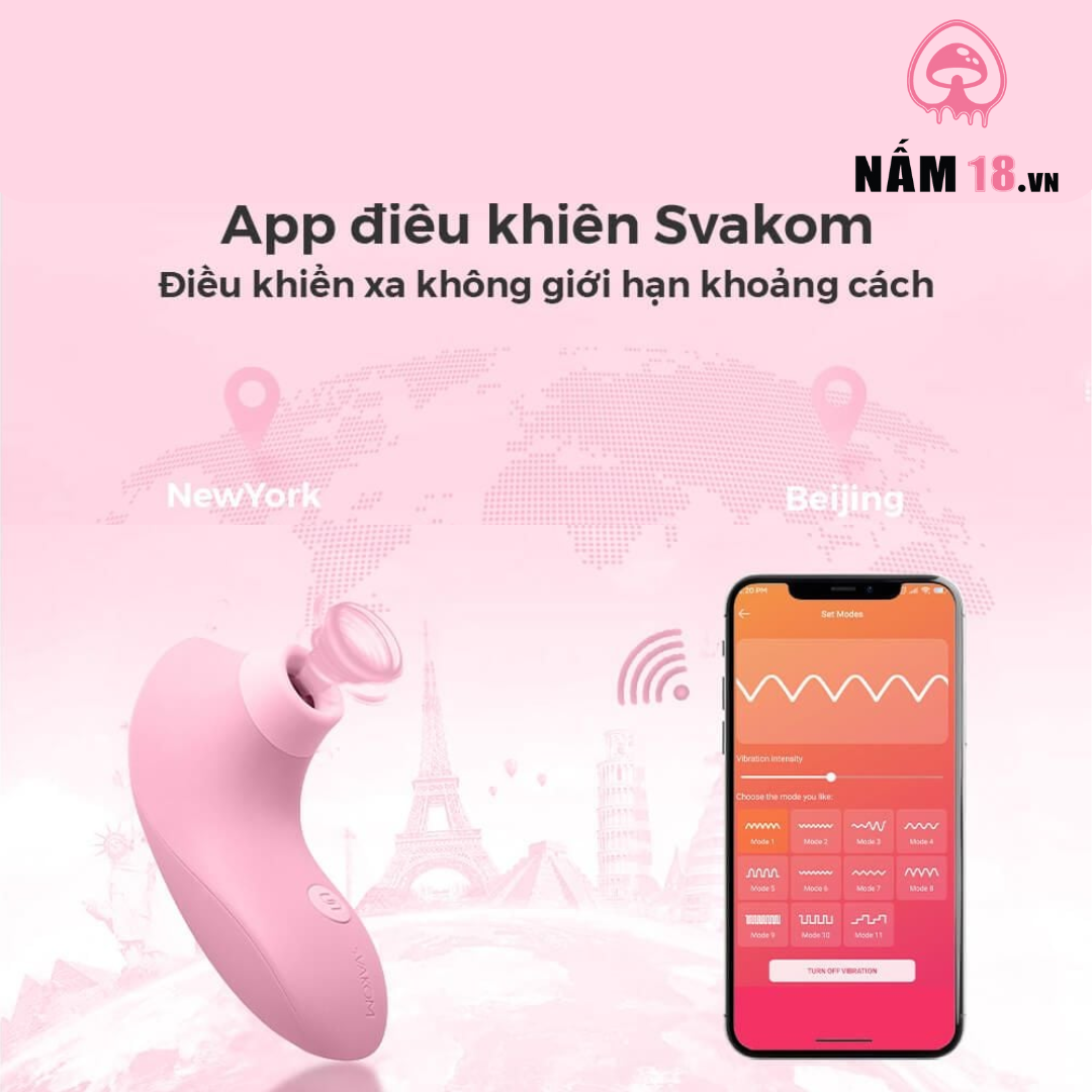  Máy Bú Hút Âm Vật Svakom Pulse Lite Neo 