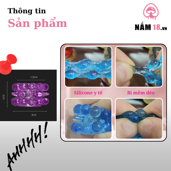  Vòng Đeo Bi Chisa GK Power Master Penis Ring 