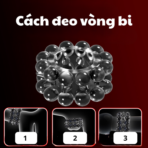 Vòng Đeo Bi Chisa GK Power Master Penis Ring