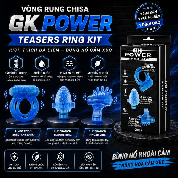  Vòng Rung Chisa GK Power Teasers Ring Kit 