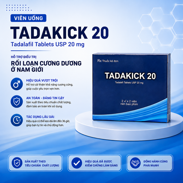 Viên Uống Cương Dương, Tăng Cường Sinh Lý Tadakick 20