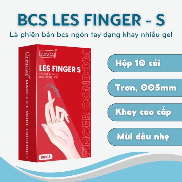  Bao Cao Su Ngón Tay Juncai Les Finger S Hương Dâu 