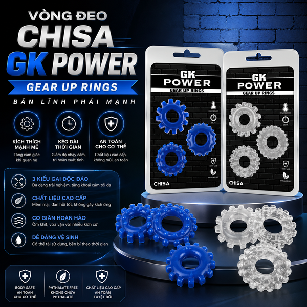  Vòng Đeo Chisa GK Power Gear Up Rings 