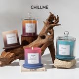  Nến Thơm Sáp Đậu Nành Chillme Cao Cấp Khử Mùi Phòng Quà Tặng Sang Trọng, Thư Giãn Tự Nhiên 