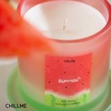  Nến Thơm Sáp Đậu Nành nắp đậy hương trái cây Chillme Cao Cấp quà tặng không gian thư giãn khử mùi ý nghĩa 