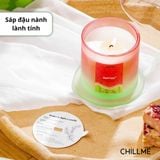  Nến Thơm Sáp Đậu Nành nắp đậy hương trái cây Chillme Cao Cấp quà tặng không gian thư giãn khử mùi ý nghĩa 