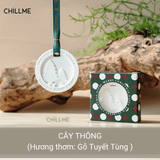  Sáp thơm treo phòng thạch cao Chillme khử mùi ô tô tủ quần áo hương nước hoa giáng sinh thư giãn 