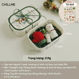  Set Nến Thơm Quà Tặng Noel Chillme Trang Trí Chụp Ảnh dễ thương 