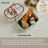 Set Nến Thơm Quà Tặng Noel Chillme Trang Trí Chụp Ảnh dễ thương 
