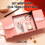  Bộ nến thơm tinh dầu Love Chillme quà tặng sinh nhật cho nữ bạn thân kèm túi xách quà thiệp ý nghĩa tinh tế 