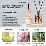  Bộ nến thơm tinh dầu Love Chillme quà tặng sinh nhật cho nữ bạn thân kèm túi xách quà thiệp ý nghĩa tinh tế 