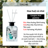  Tinh dầu khuếch tán cắm que 200ml Chillme thơm phòng khử mù decor hoa 