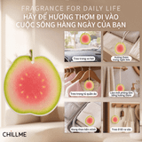  Thẻ thơm hương ổi treo xe, gắn cửa gió điều hòa ô tô Chillme giúp khử mùi phòng và tủ quần áo với hương trái cây dễ chịu 