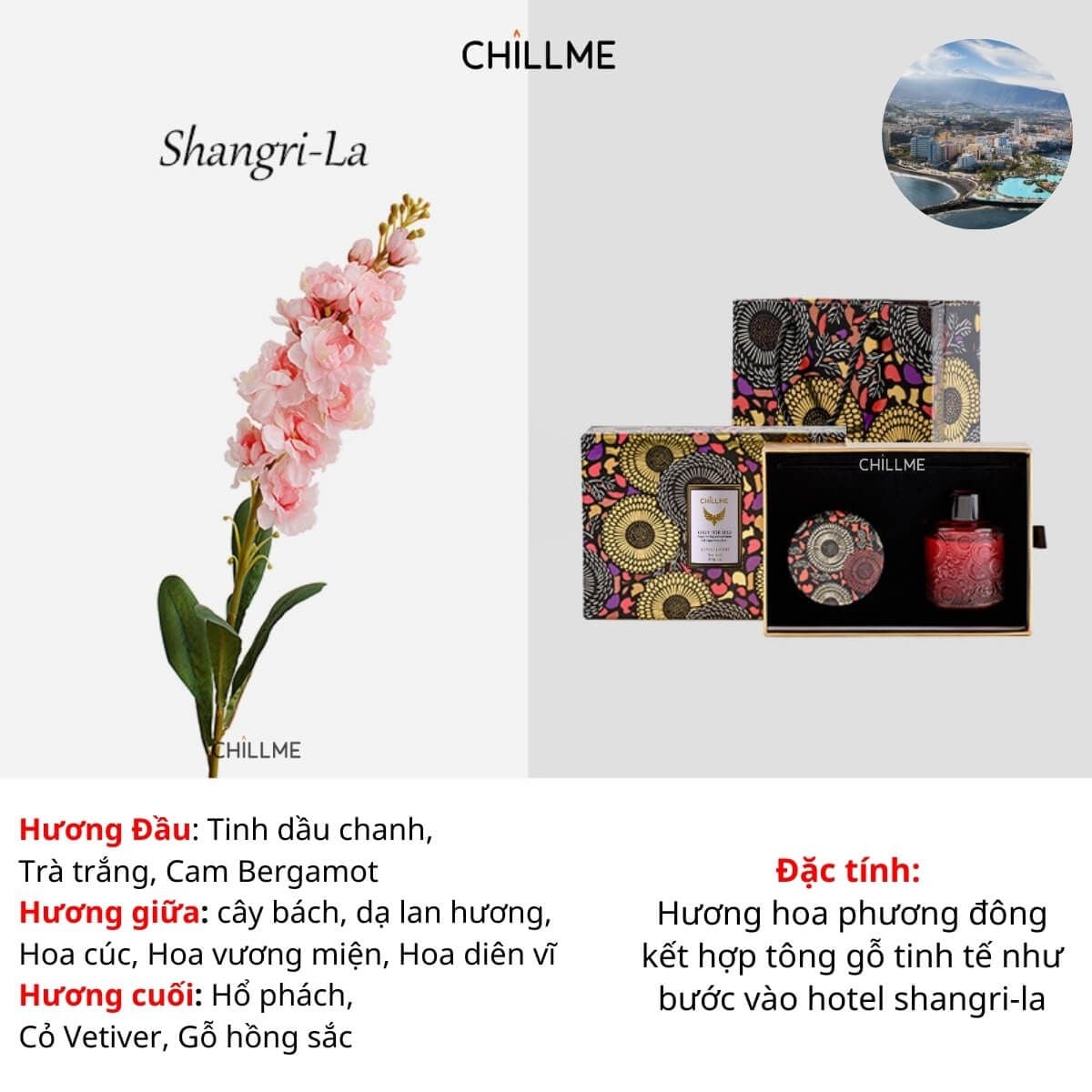  Set nến thơm tinh dầu khuếch tán chillme quà tặng cao cấp thư giãn khử mùi không khói 