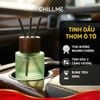  Tinh dầu thơm ô tô Chillme hương nước hoa thư giãn khử mùi xe hơi quà tặng tinh tế reed diffuser 