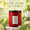  Nến Luxury Lime Basil & Citrus 