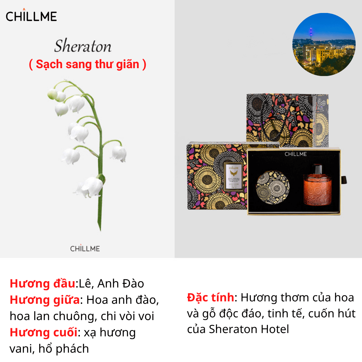  Set nến thơm tinh dầu khuếch tán chillme quà tặng cao cấp thư giãn khử mùi không khói 