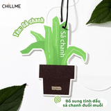  Thẻ thơm đuổi muỗi tinh dầu sả chanh Chillme giúp xua đuổi côn trùng hiệu quả hương thơm tưới mới 