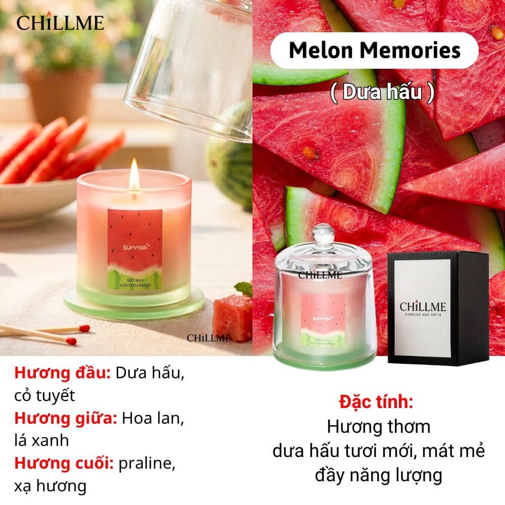  Nến Tastle Life - Melon Memories 