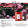  Nến Luxury Lychee Rose 