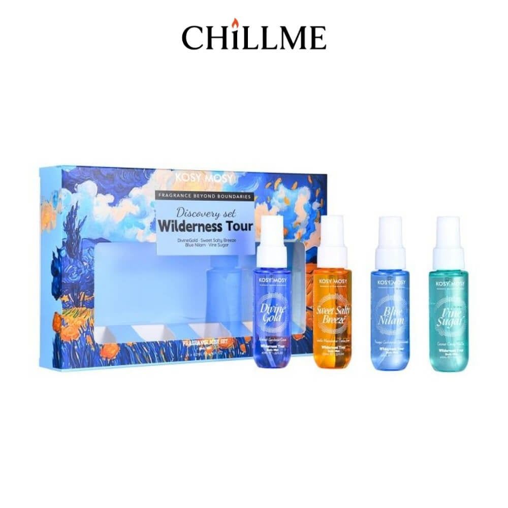  Bộ Body Mist WILDERNESS TOUR 4 x 40ml Xịt Thơm Toàn Thân 