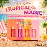  Bộ Body Mist Xịt Thơm Toàn Thân 4 x 40ml Tropical Magic 
