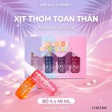  Bộ Body Mist Xịt Thơm Toàn Thân 4 x 40ml Tropical Moonlight 