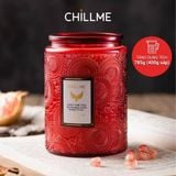  Nến thơm tinh dầu size L Chillme 785g sáp đậu nành không khói hương thơm thư giãn nhẹ nhàng 