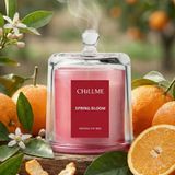  Nến thơm may mắn tài lộc Chillme nắp đậy quà tặng tinh tế thư giãn nhẹ nhàng sáp đậu nành thơm phòng 