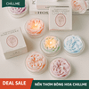  Nến thơm tealight tạo hình hoa hồng Rose Chillme có đế trang trí dễ thương làm quà tặng đám cưới ngày lễ 