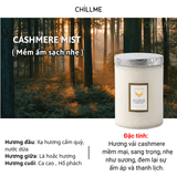  Nến thơm tinh dầu size L Chillme 785g sáp đậu nành không khói hương thơm thư giãn nhẹ nhàng 
