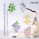  Thẻ thơm treo xe ô tô Chillme phù hợp treo tủ quần áo, phòng ngủ, phòng khách, quà tặng doanh nghiệp 